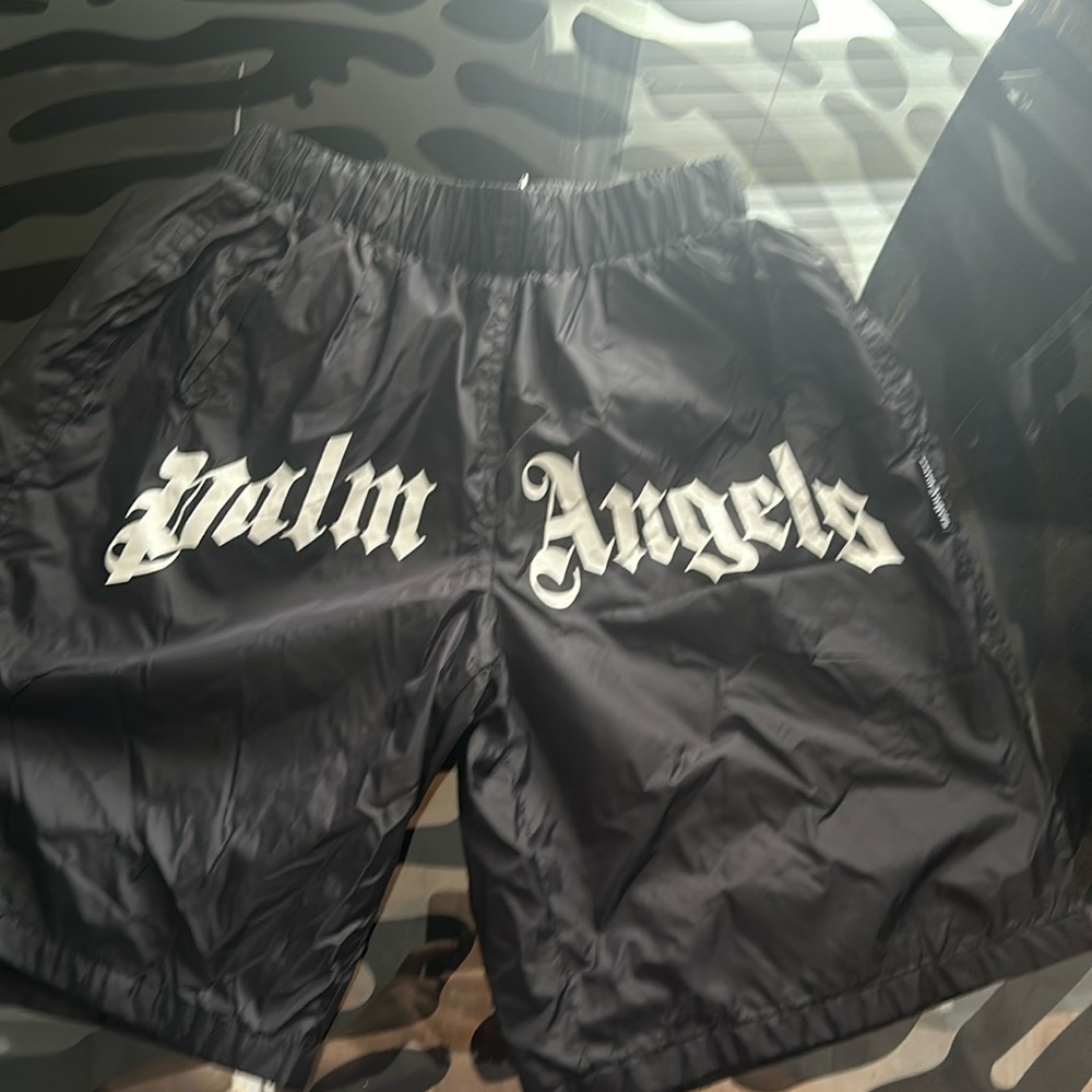 Palm angels black shorts